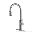 Flexible Polished Chrome Copper Kitchen Faucet